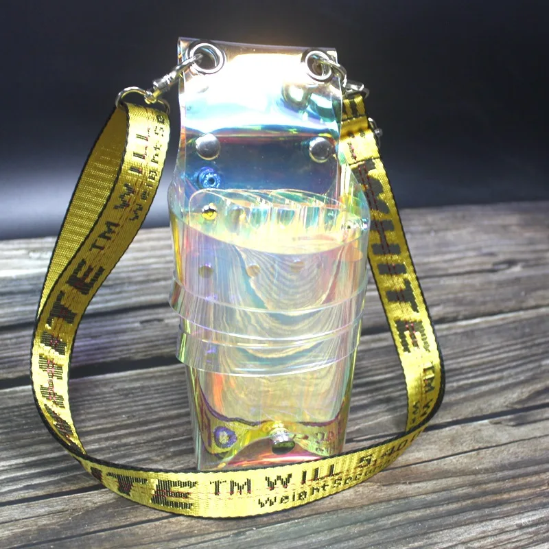 Waterproof PVC Transparent Scissors Bag Salon Holster Pouch Holder Storage Waist bags Scissor Barber Tools Shoulder Pouch Bag