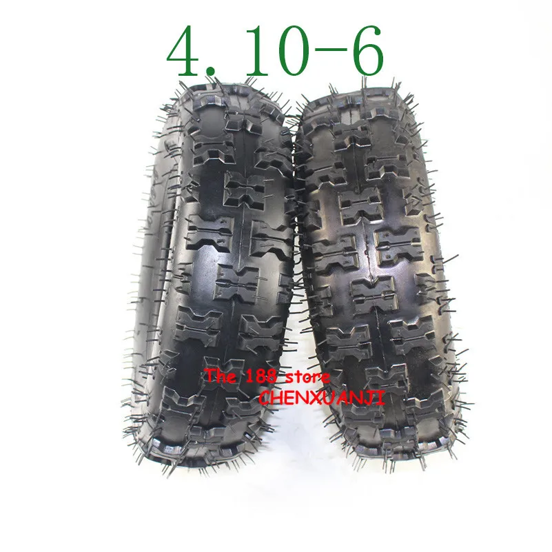 2 типа шин 4 10-6 бескамерные шины внутренняя и внешняя посадка ATV Quad Go Kart 47cc 49cc