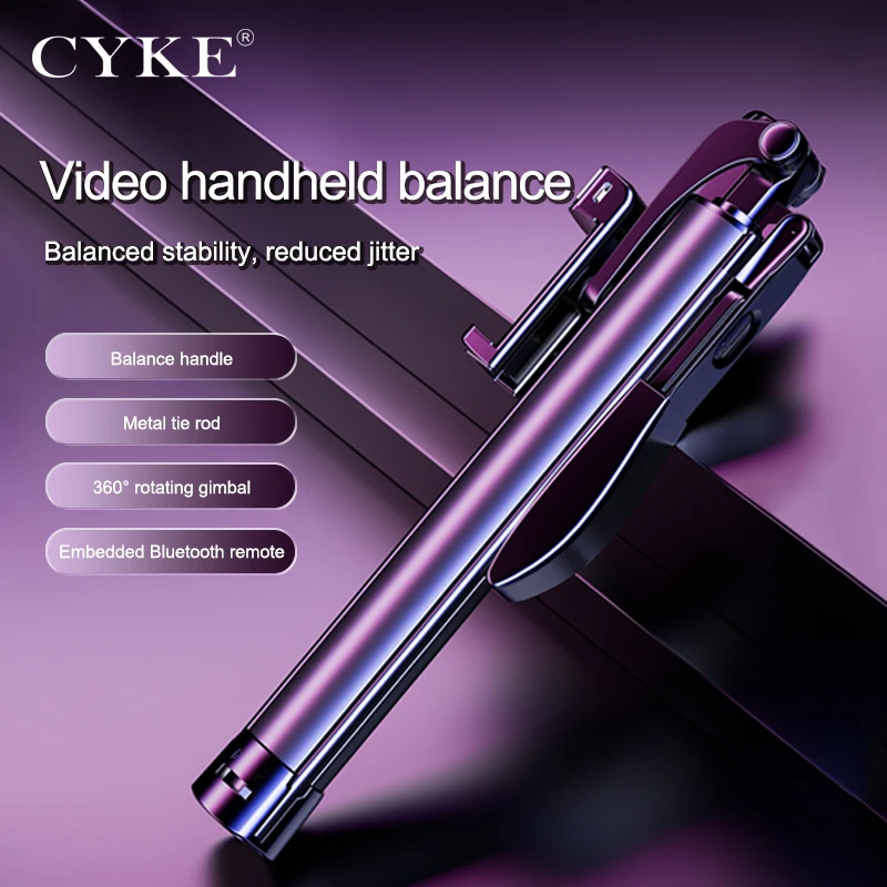 

Оригинальный штатив CYKE для селфи, мобильный телефон, монопод, Bluetooth, беспроводное подключение, съемка видео для Apple Xiaomi, 110 см
