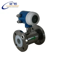 dn250 pipe size 420ma output and digital display electromagnetism flow sensor
