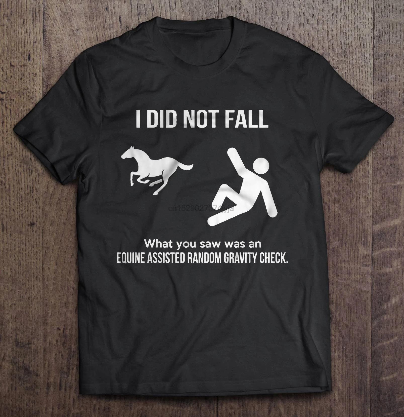 Мужская забавная футболка модная я не падал что вы видите это с рисунком равного