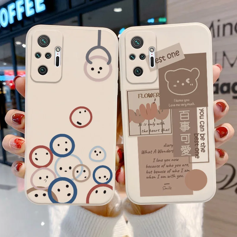 Case For Xiaomi Redmi Note 10 Pro Case Redmi Note 11 9 8 10 Pro 10S Pro Case Poco X3 X5 Pro Redmi 9A 9T 9C Mi 11T 12T Pro Cover