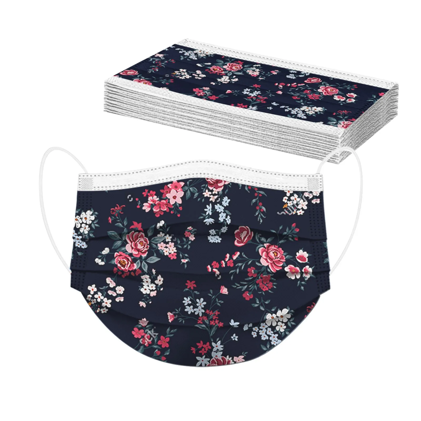 Маска для лица взрослых 10 шт. красивые элегантные Одноразовые Дышащие 3-слойные