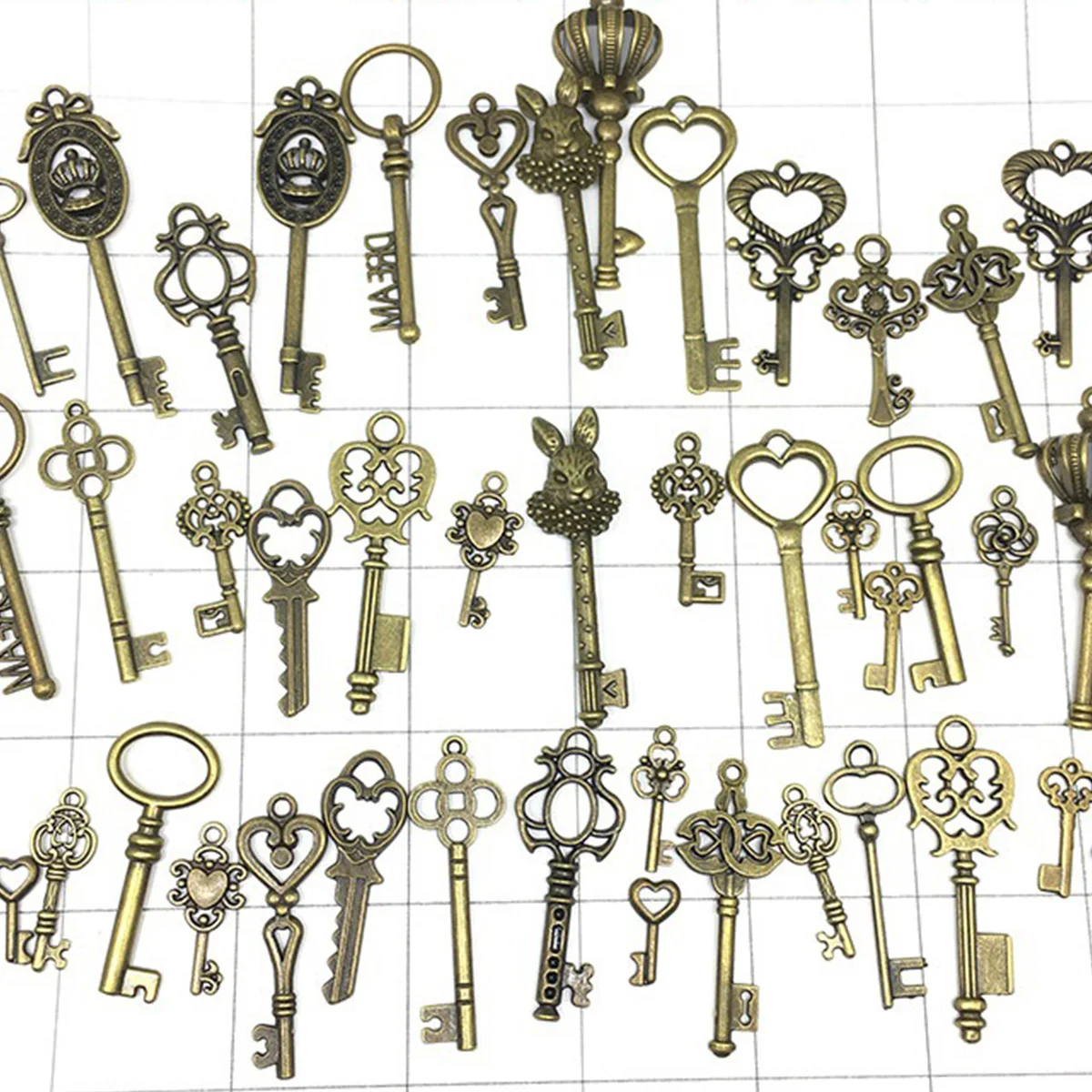 

Новинка, свадебные сувениры, винтажные Свадебные сувениры в виде ключа-скелета и искусственные украшения для вечерние, коробка для сувенир...