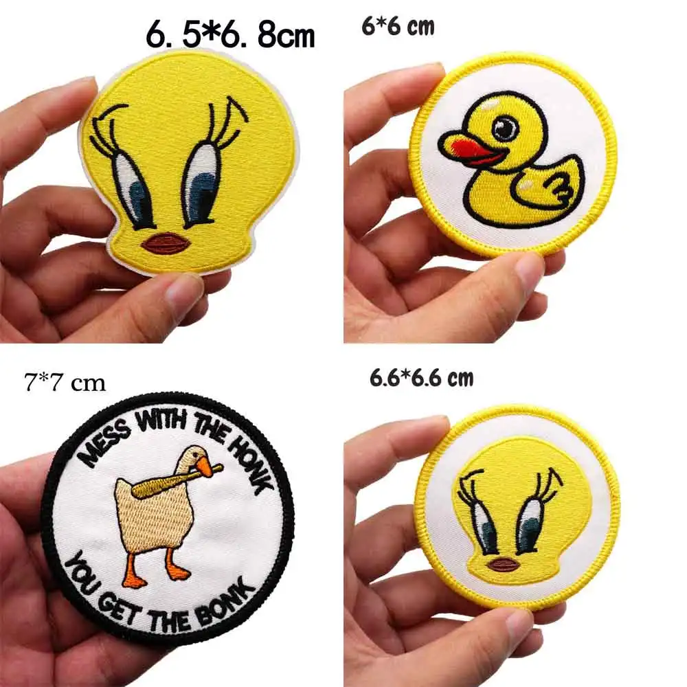 Нашивки с вышивкой утки для одежды Кепка подкладкой крючка | Дом и сад