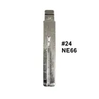5 шт. 2 в 1 Lishi NE66 #24 гравировка линии ключа лезвия резки зубьев резка ключа заготовка для Volvo S80