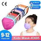Детские маски ffp2 9-12 old kn95, детские маски для мальчиков и девочек ffp 2 infantil 5 ply, детская черная маска для лица ffp 2, маски для детей fpp2