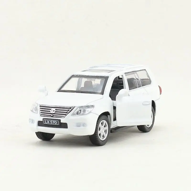 1:46 масштаб Lexus LX570 литая металлическая модель автомобиля для коллекции друзей подарок для детей