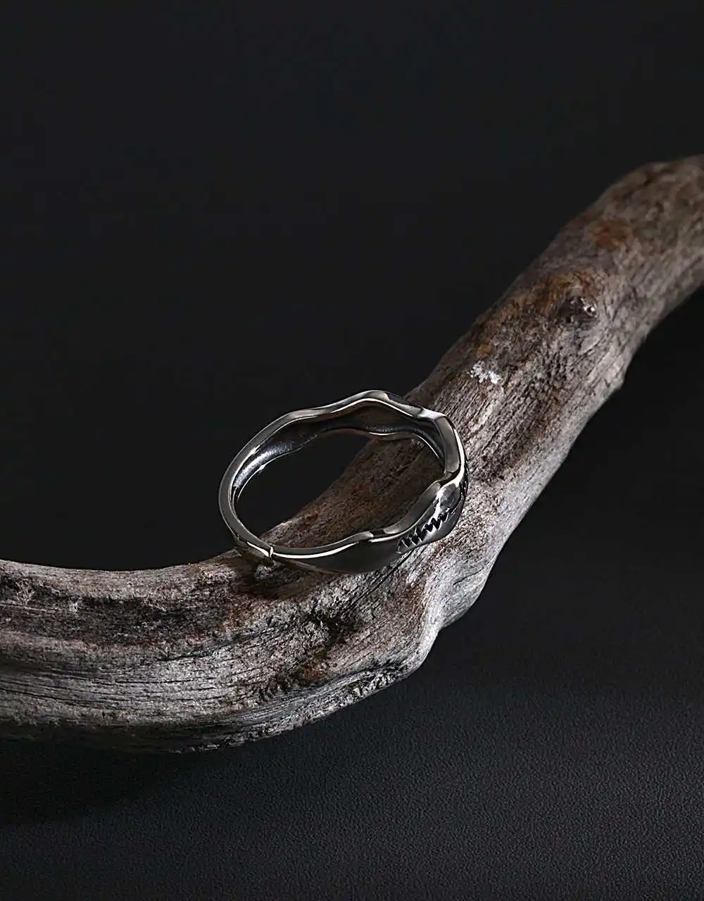 

925 Sterling Silver for Women Ring Simple ECG Creative Ring Couple Love Ring Adjustable Size Ring Handmade Thai Silver Jewelry