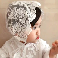 princess darling 0 1 year old hat lace lace hand made pearl inlay bow and breathable lace baby fedora photo cap