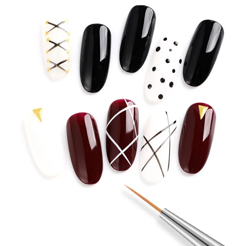 3 шт. кисти для дизайна ногтей | Красота и здоровье