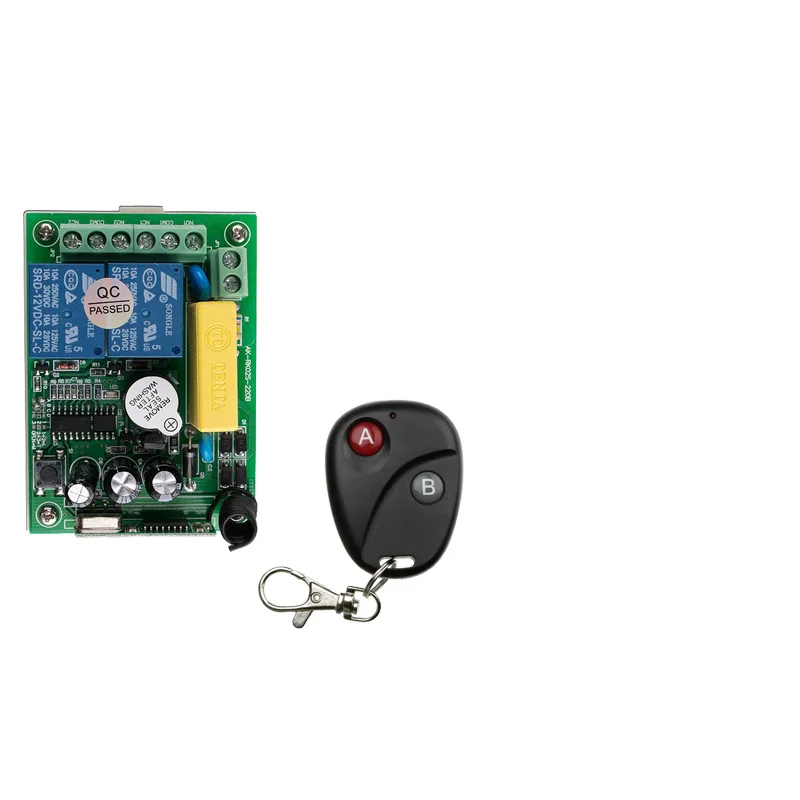 AC220V 2CH 2Channe беспроводной фотоприемник + передатчики для бытовой техники ворота