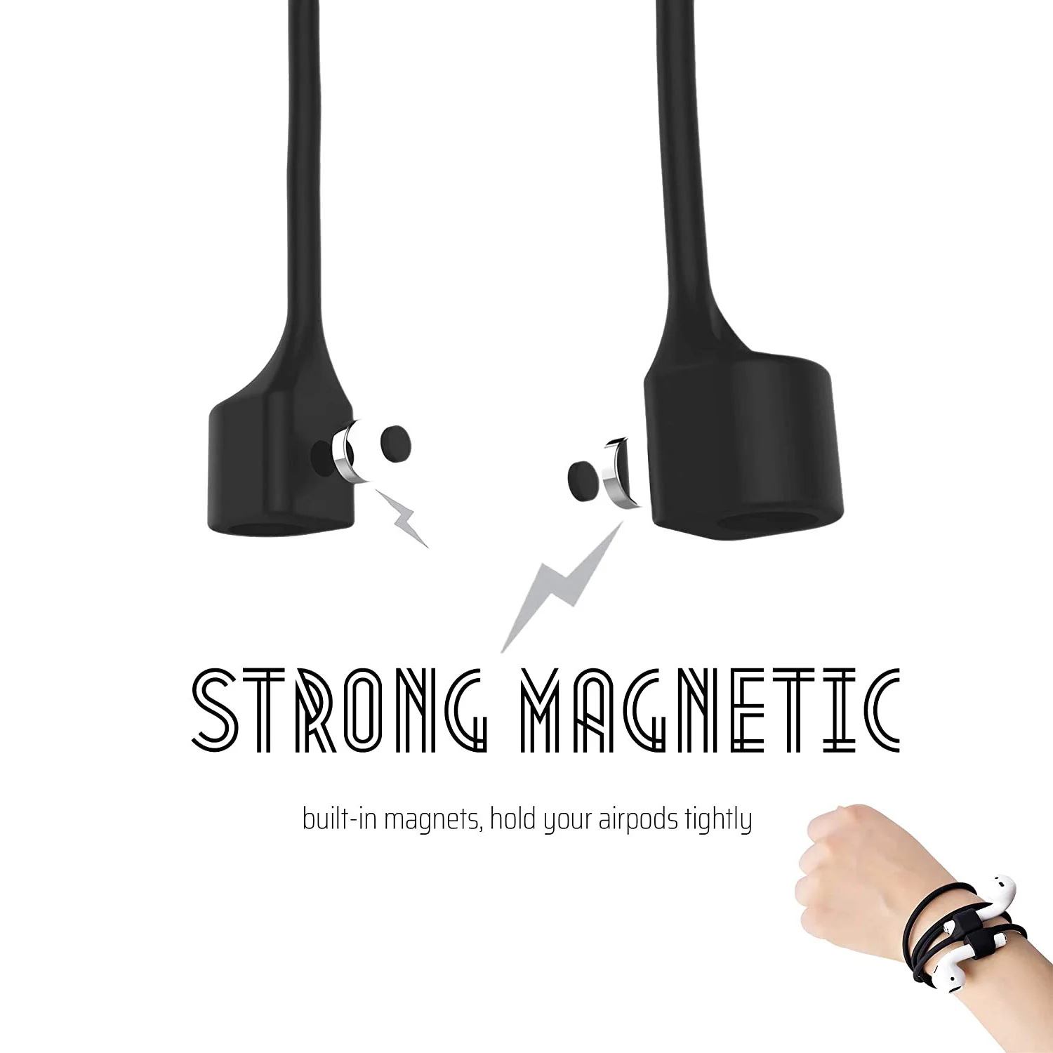 magnetic anti lost straps for airpods pro 1 2 accessories sport neck rope for oneplus buds zrealme bud air 2huawei freebuds 4i free global shipping