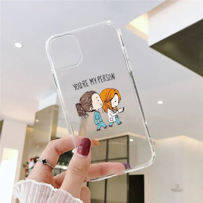 

Medicine Doctor Nurse Phone Case Transparent for iPhone 11 12 mini pro XS MAX 8 7 6 6S Plus X 5S SE XR 2020