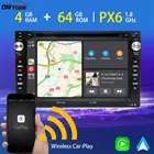 Автомобильный DVD-проигрыватель PX6, 4 Гб + 64 ГБ, Android 10,0, мультимедийный плеер для VW Volkswagen Bora, Polo, Passat, Jetta, Golf Seat, Skoda DSP, CarPlay, радио, GPS