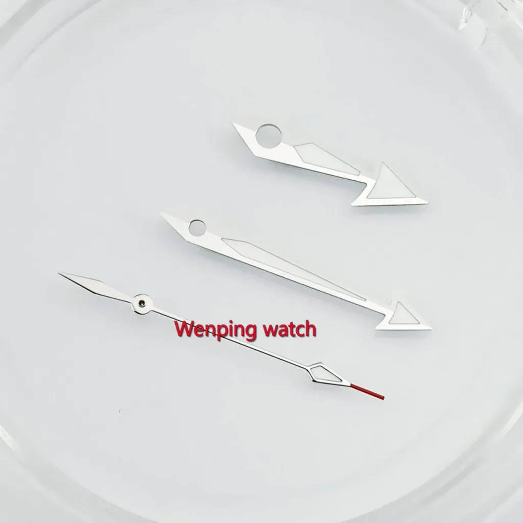Silber Uhr Hände Grün Leuchtende Fit NH35 NH36 ETA2824 2836 Miyota 8205 8215 82Serie Mingzhu DG2813 3804 Bewegung Zubehör – Detail 3
