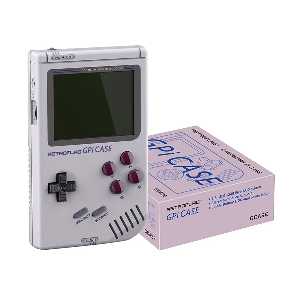 Original Retroflag GPi Case Box NESPi Enclosure With Safe Shuitown For Raspberry Pi Zero V1.3  Zero W