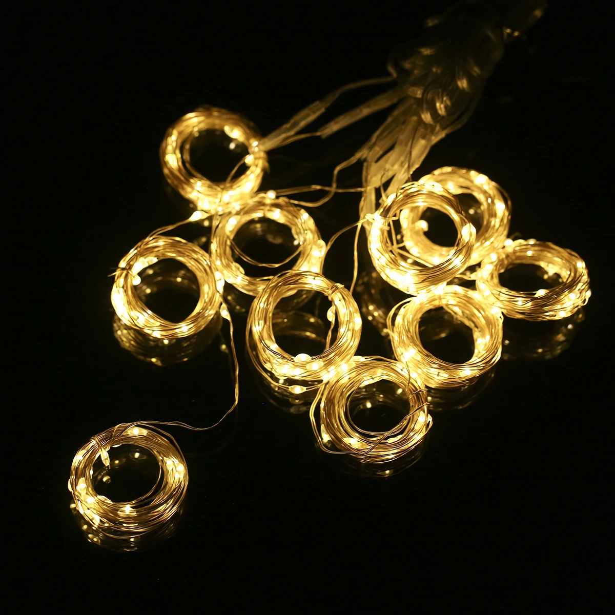 

12W 300LEDs Fairy Curtain Light String Light Remote Controller USB 8 Modes Dimmable for Christmas Xmas Home Party Decoration