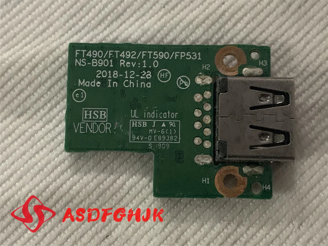 

Genuine ns-b901p for lenovo t490 usb board ft490 ft492 ft590 fp531 100% TESED OK