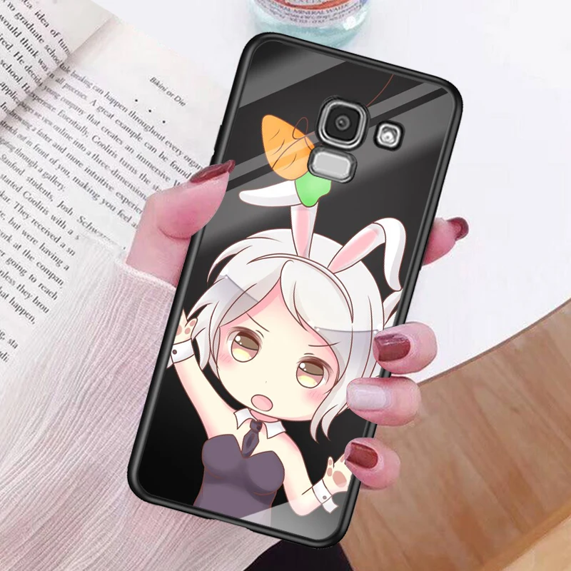 Cartoon beauty for Samsung Galaxy j8 j7 j6 j5 j4 j3 j2 Core Prime Star Duo Plus 2018 2017 2016 Black Phone Case