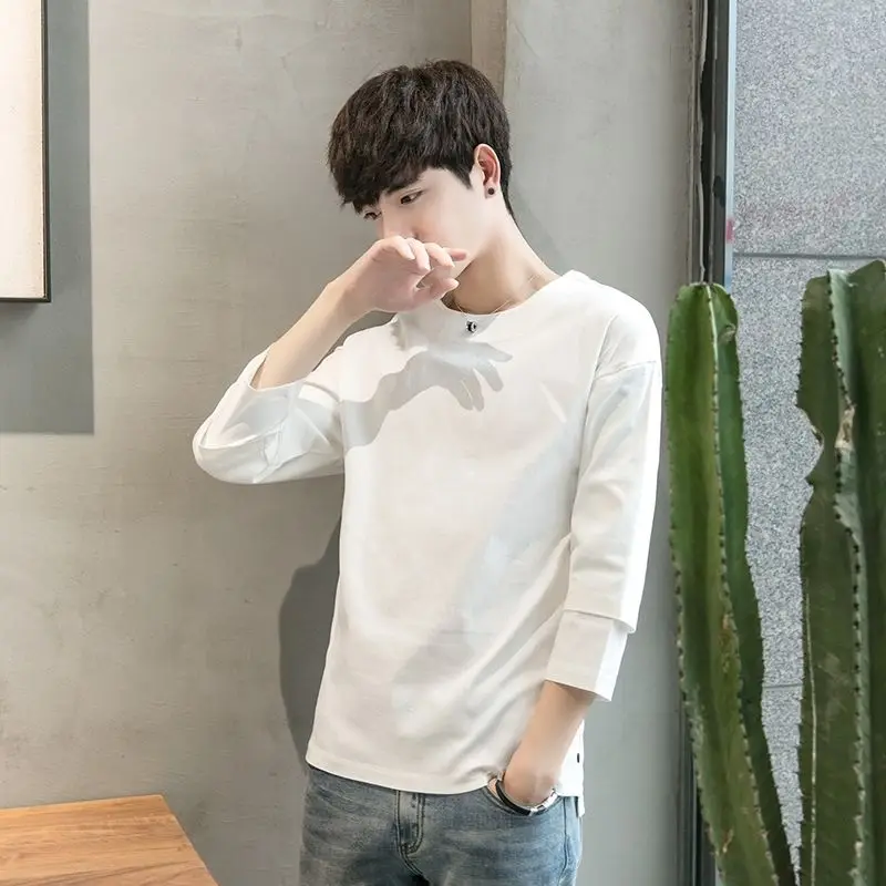 

Men's short sleeve summer T-shirt 3 / 4 sleeve