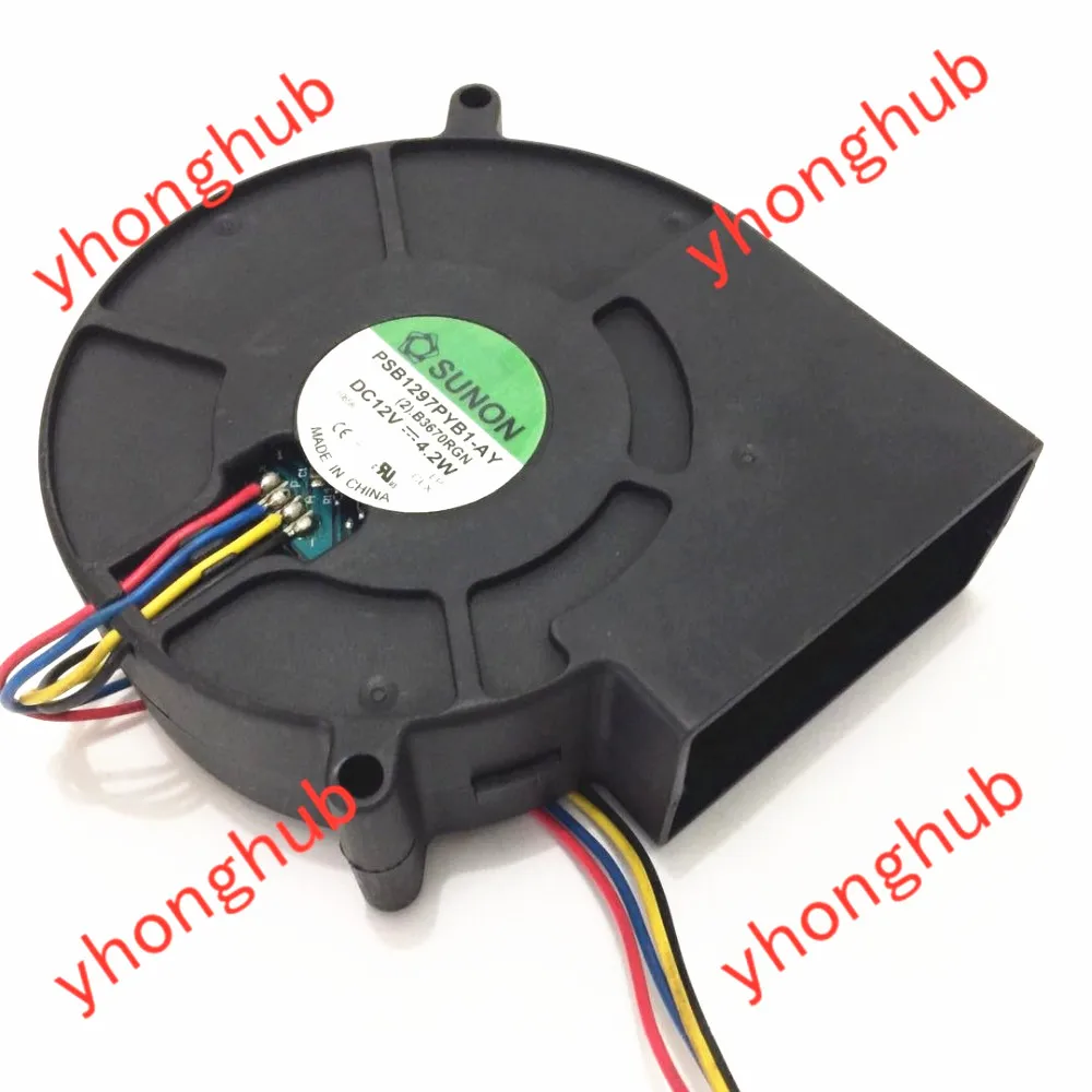 SUNON PSB1297PYB1-AY (2)B3670RGN DC 12V 4,2 W вентилятор охлаждения сервера
