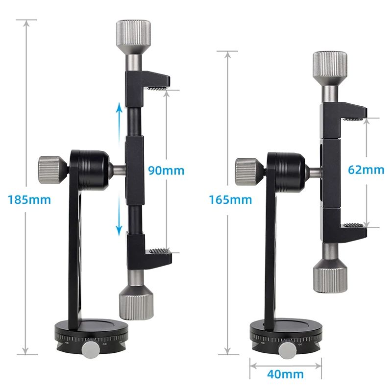 cimapro cp 5 all metal tripod mount adapter cell phone clipper holder vertical 360 rotation tripod stand for smart phones tripod free global shipping