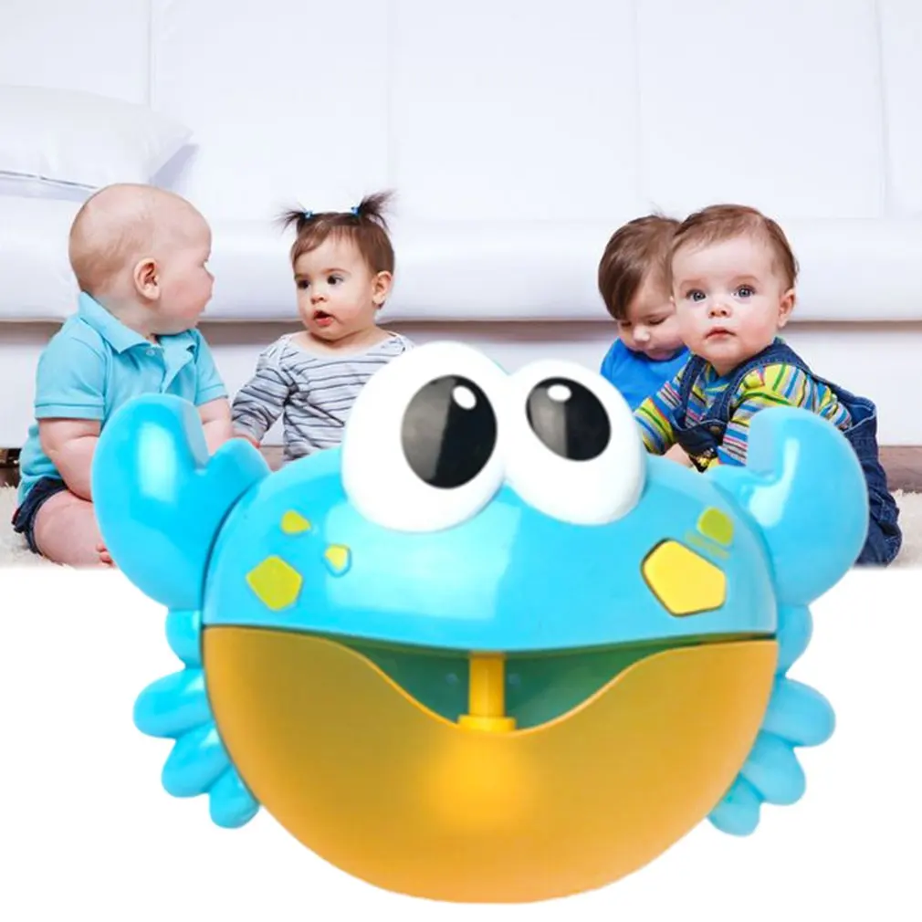 Открытый пузырь лягушка и крабы детская Ванна Игрушка устройство для мыльных пузырей ванна для купания машина для мыльных пузырей игрушки для детей с музыкальной водой игрушка