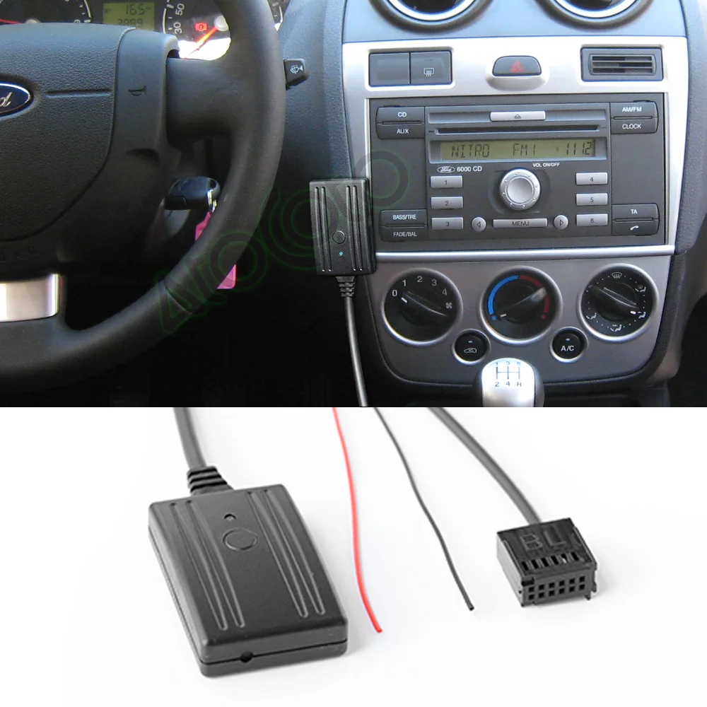 Автомобильный комплект Bluetooth 5 0 для телефонных звонков и громкой связи 12Pin AUX