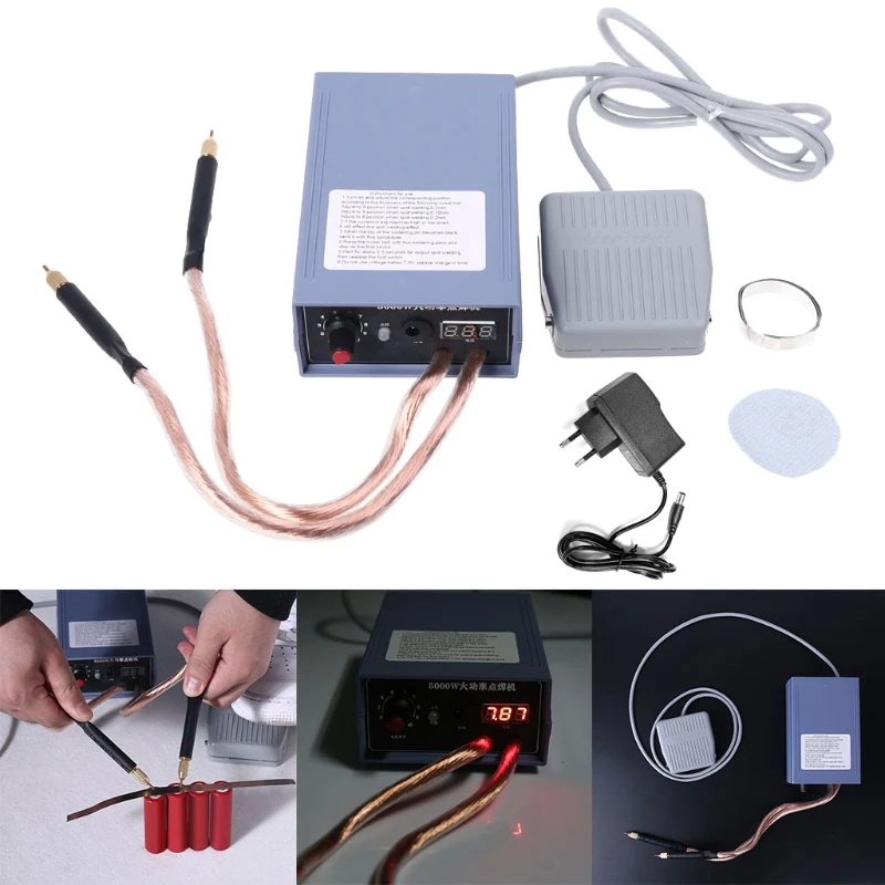 

100% Brand New and High Quality Mini Size Lithium Battery Portable Adjustable Spot Welding Machine for 18650