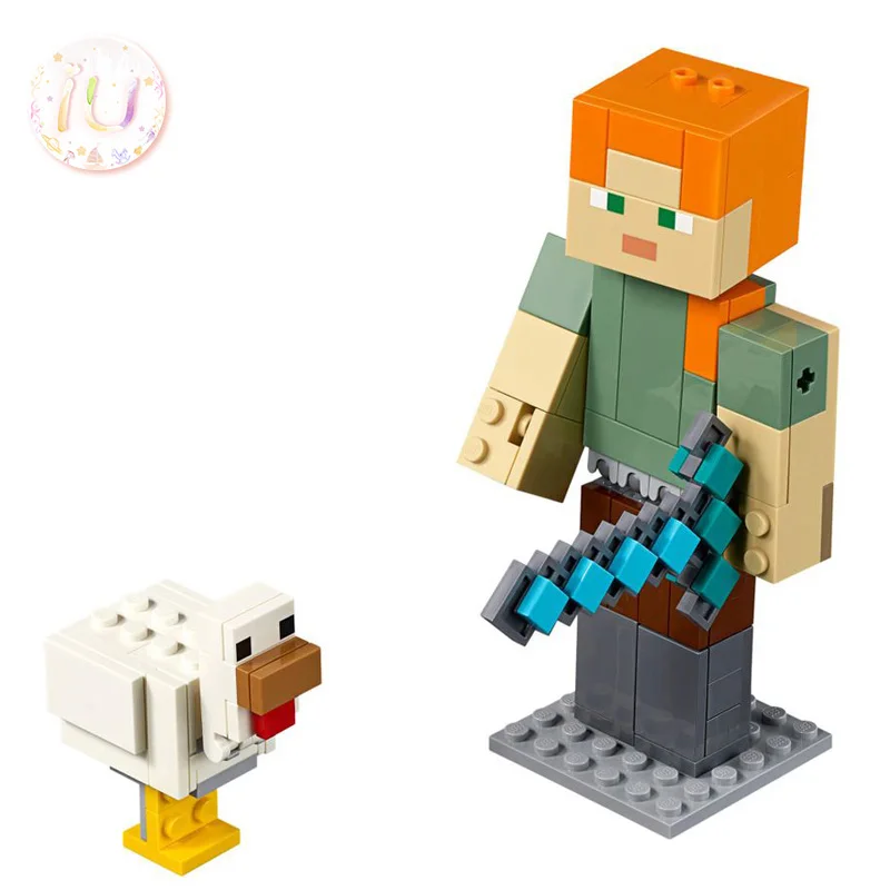 Legoings Новинка! 2019 Бела Алекс с курицей набор Модели Строительные блоки подарки на