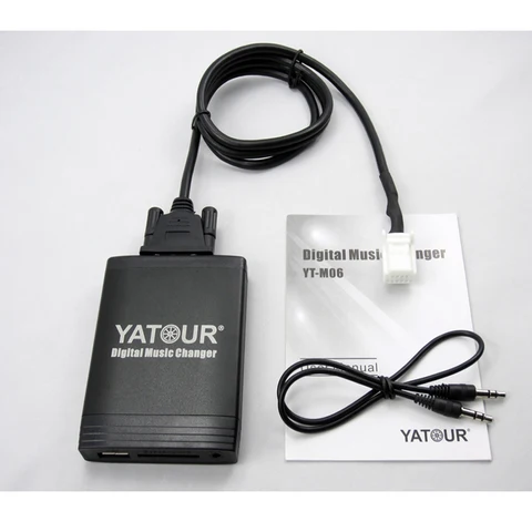 Автомобильный MP3-плеер Yatour для Toyota, Lexus, Scion 2003-2011, USB, SD, AUX, адаптер, ридер