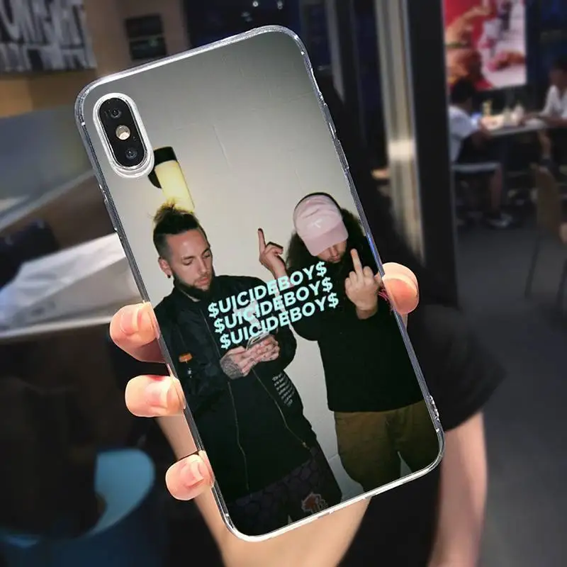 

American singer Suicide Boys Phone Case Transparent soft For iphone 5 5s 5c se 6 6s 7 8 11 12 plus mini x xs xr pro max