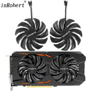 Вентилятор охлаждения для видеокарты Gigabyte GeForce GTX 1050 G1 1060 Aorus RADEON RX 580 570 470 480 GTX960 PLD09210S12HH 88 мм