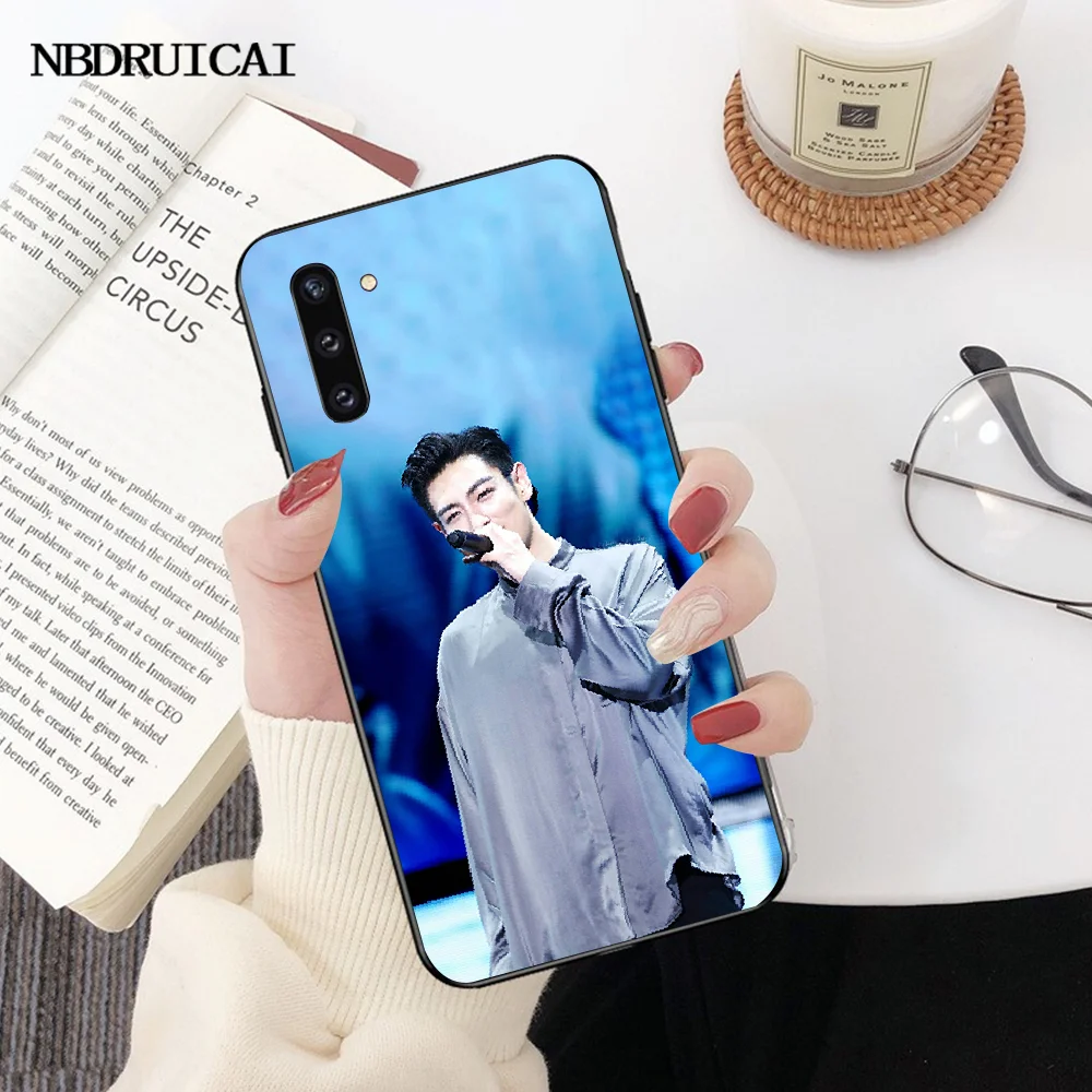 Черный мягкий чехол для телефона из ТПУ PENGHUWAN BigBang T.O Samsung Note 3 4 5 7 8 9 10 pro M10 20 30 |