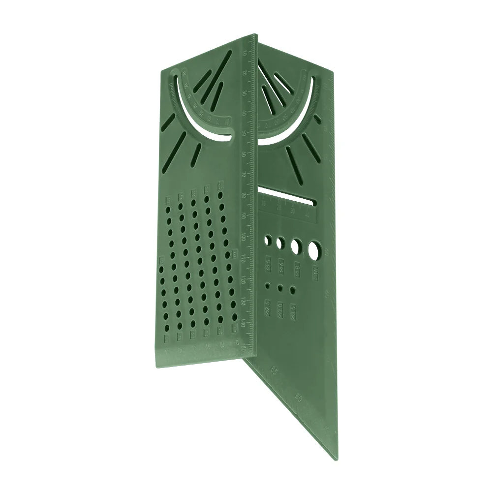 Новое поступление деревообрабатывающая Калибровочная линейка 3D Mitre углоизмерительный инструмент для измерения площади 45 градусов и 90 градусов с плотником