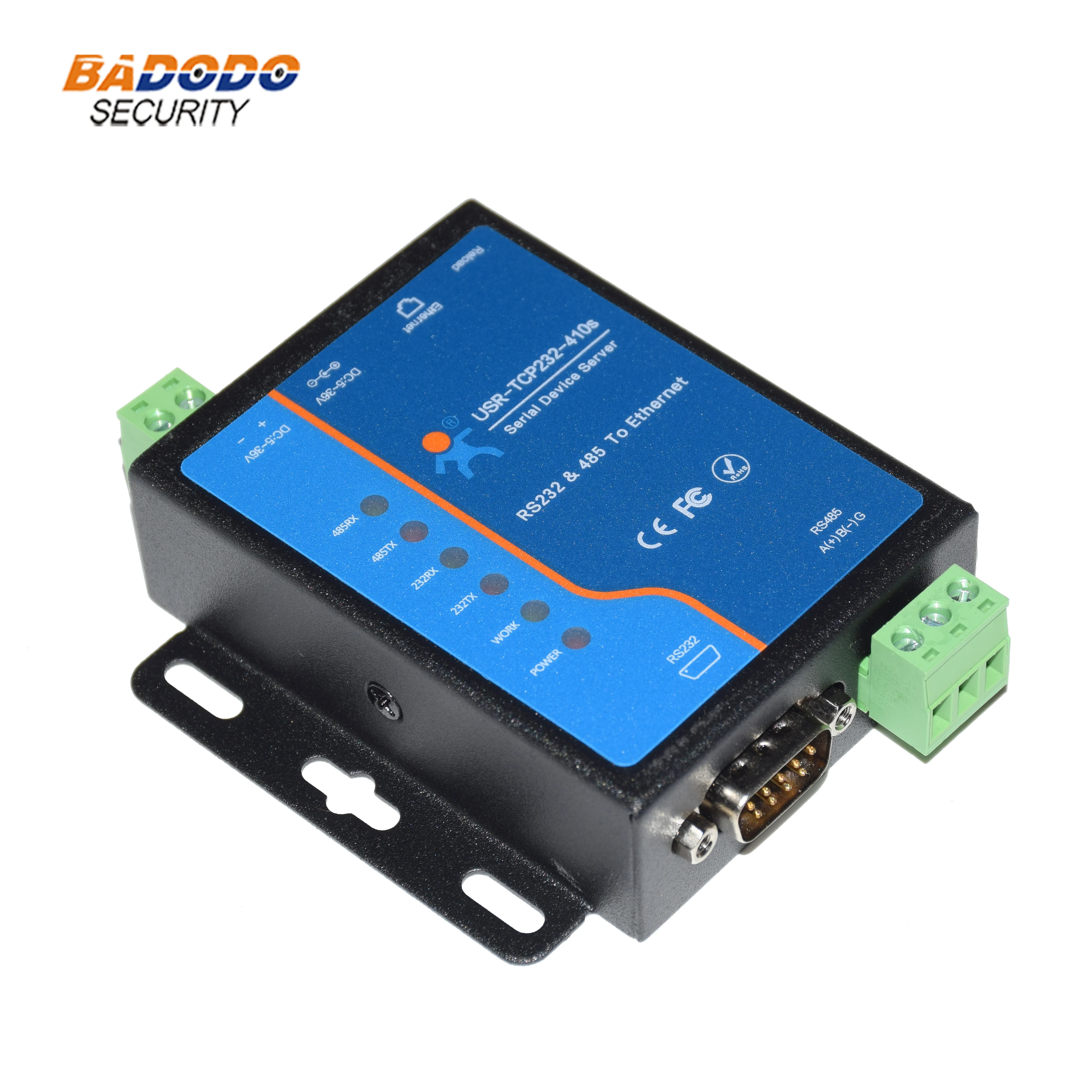 USR-TCP232-410s RS232 RS485 Порт Последовательный к Ethernet преобразователю с ModBus RTU TCP |