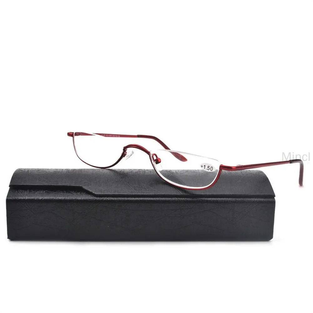 MINCL/2019 Новые овальные очки для чтения с полумесяцем удобные диоптриями против