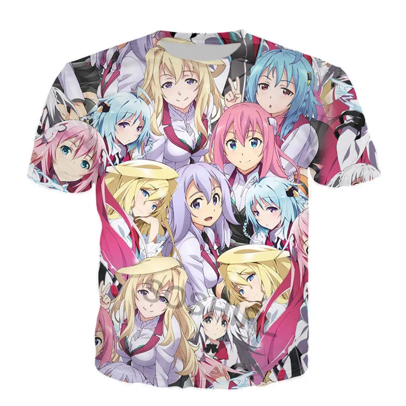 SOSHIRL Colorful School Anime T Shirt Fashion Harajuku Men's Summer Tee Funny Hip Hop Streetwear Cool Cute Characters Pink Tops | Мужская