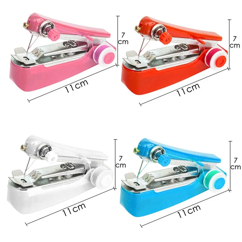 1PC Portable Mini Manual Sewing Machine New Household Cloth Fabric Handy Needlework Tools Simple Operation | Дом и сад