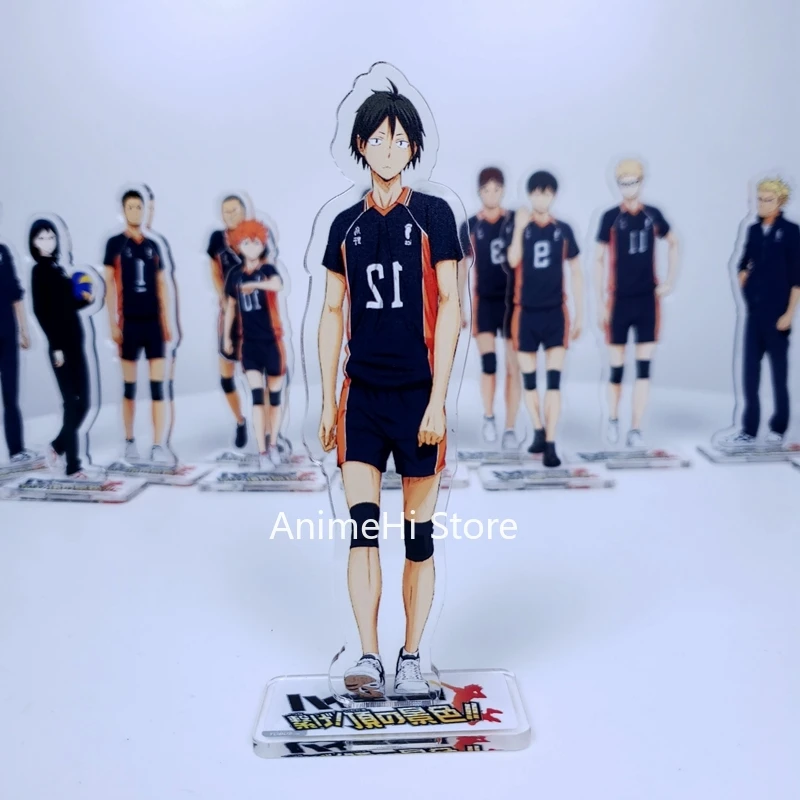 Yu Nishinoya Shoyo Hinata Tobio Kageyama Daichi Sawamura Tanaka экшн-фигурка Аниме Haikyuu! Акриловая детская