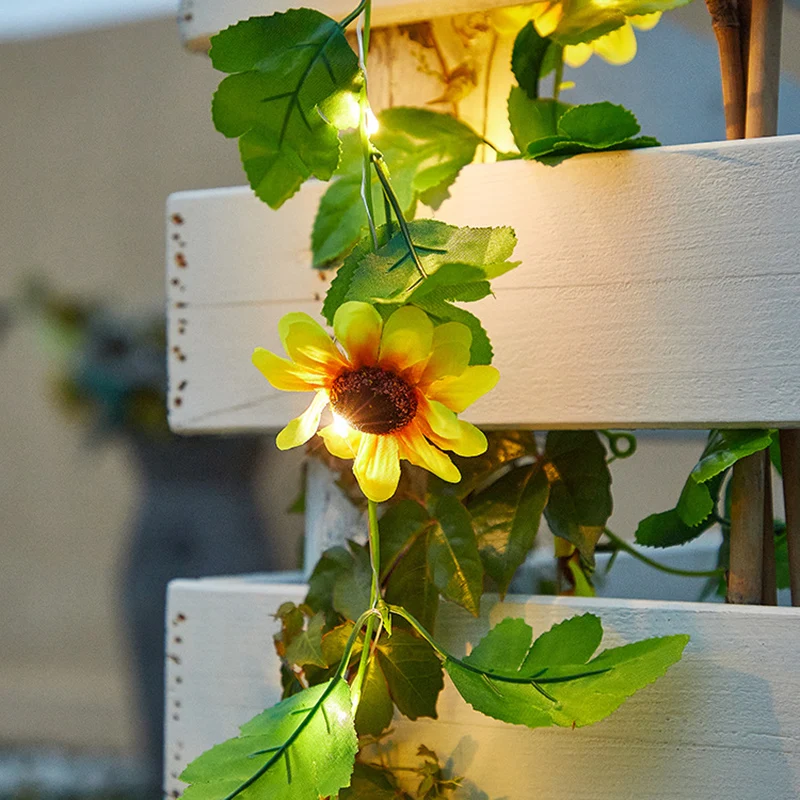 

Solar Rattan Light Led String Light Outdoor Garden Christmas Wedding Decoration Plant Rattan String Light Control and Waterproof