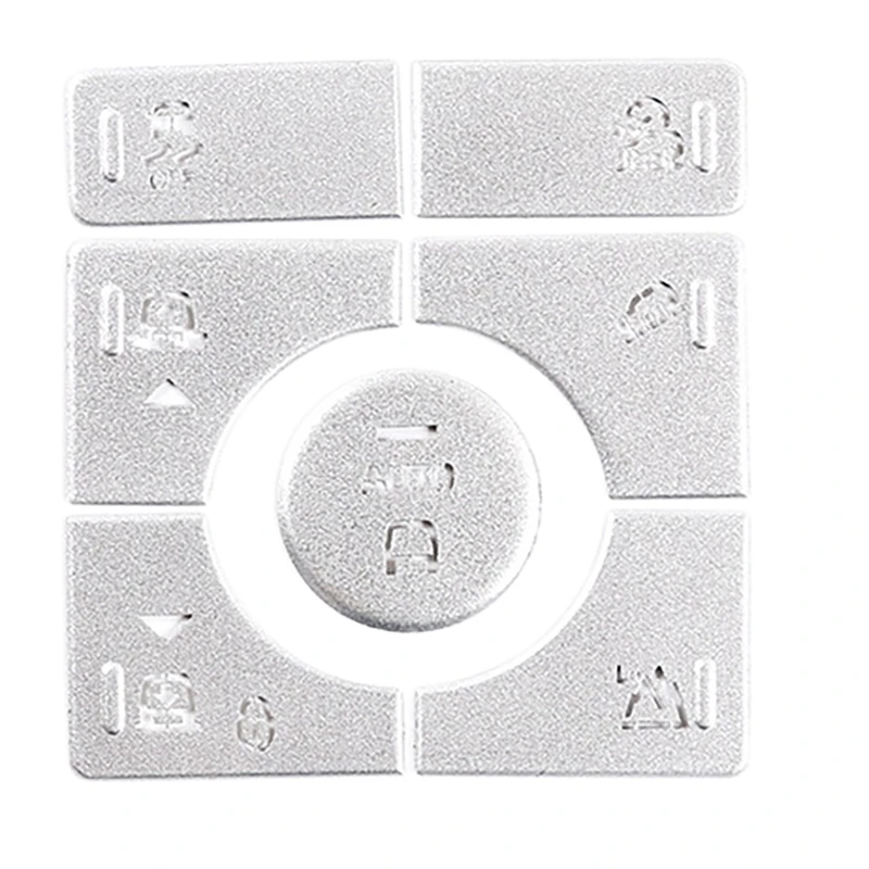 7Pc Car Driving Mode Button Sticker Metal Center Console For Land Rover Range Sport 2018-2020 | Автомобили и мотоциклы