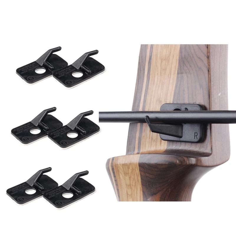 

6pcs Hunting Adhesive Arrow Rest Archery Arrow Rest Plastic Right Hand and Left Hand For Recurve Bow Bow Accessory