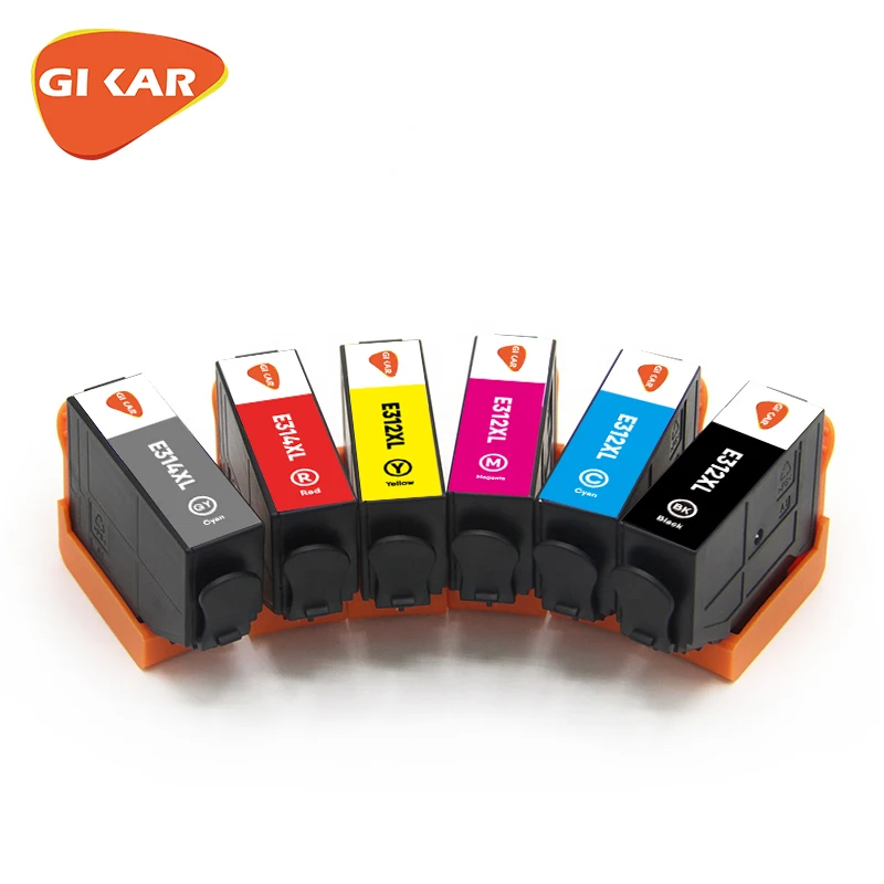 

Gikar 312/314 совместимый для Epson T312XL 312XL 314XL T314XL T312 T314 патрон чернил для принтера Epson Expression фото XP-15000 и т. д.