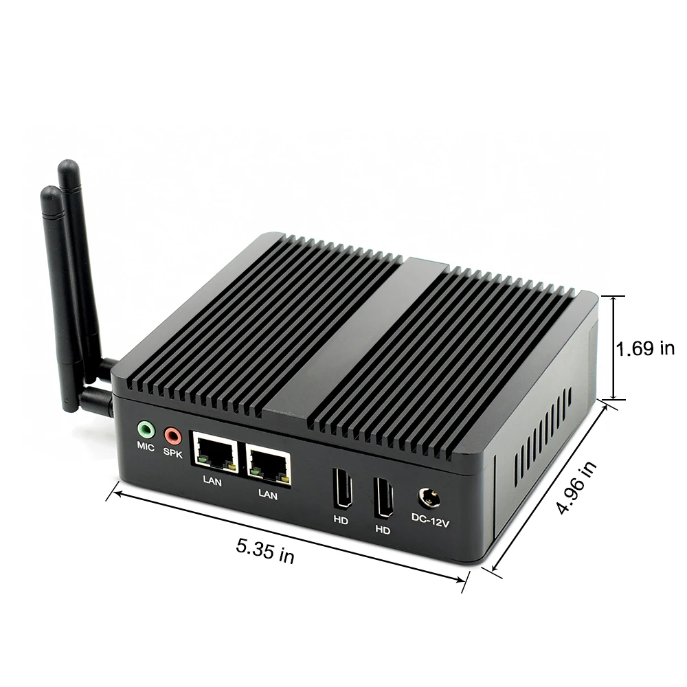 EGLOBAL четырехъядерный 3160 Мини ПК Windows 7 10 Pro Dual NICS WIFI Linux Pfsense маршрутизатор