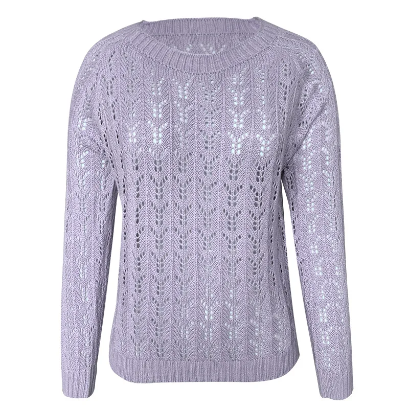 Женский трикотажный свитер на одно плечо с длинным рукавом | Женская одежда