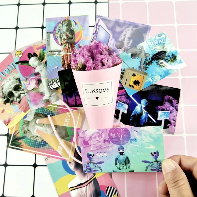 Набор наклеек Vapor Wave Dream 10 шт./лот декоративные канцелярские наклейки скрапбукинг