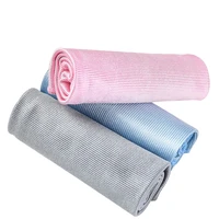 3pcslot no trace microfiber cloth glass cleaning towel for tableware lint free kitchen dish towel window car cleaning towel rag