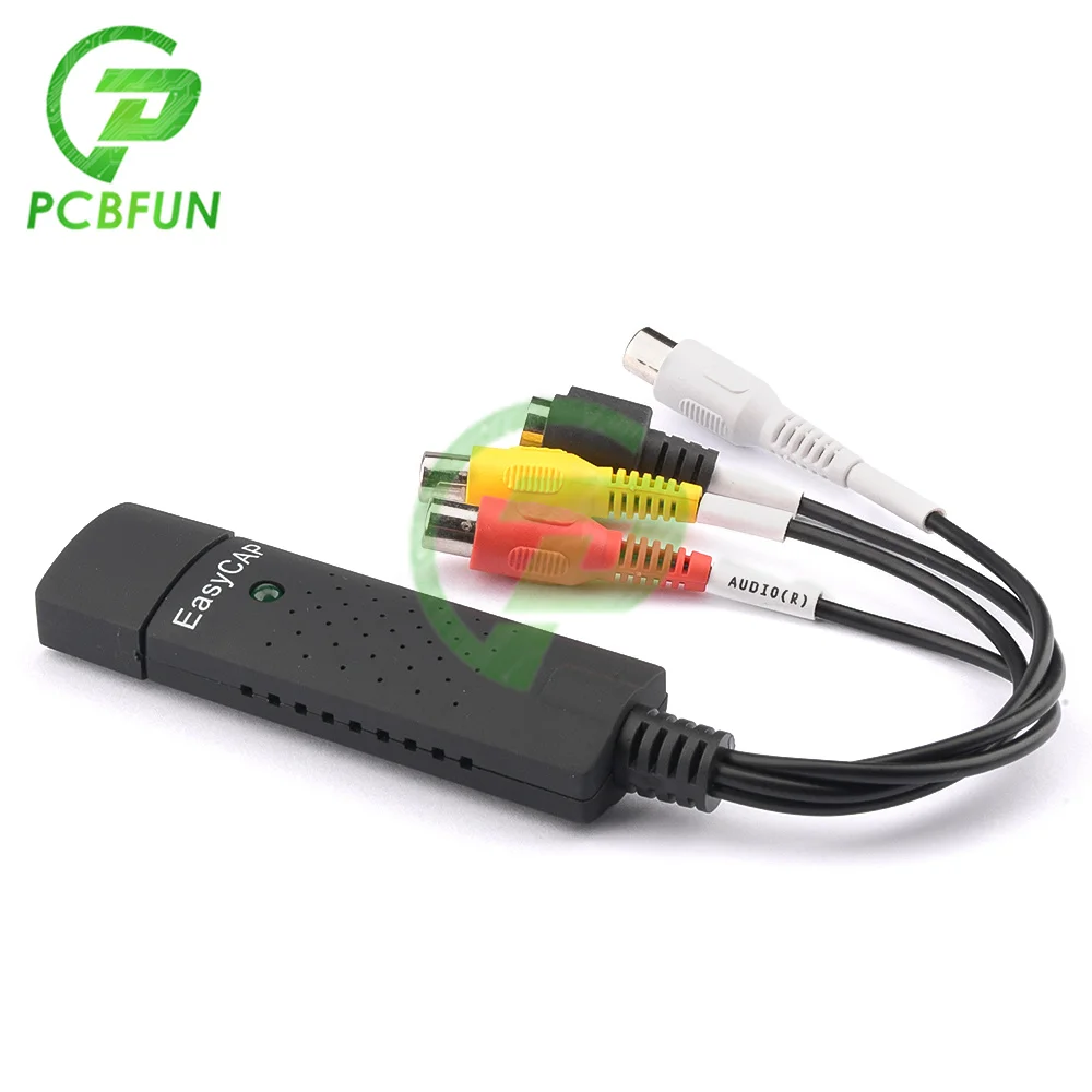 USB 2 0 Easycap Capture 1-канальный видео ТВ DVD VHS аудио ПК Захват адаптер карта тв DVR